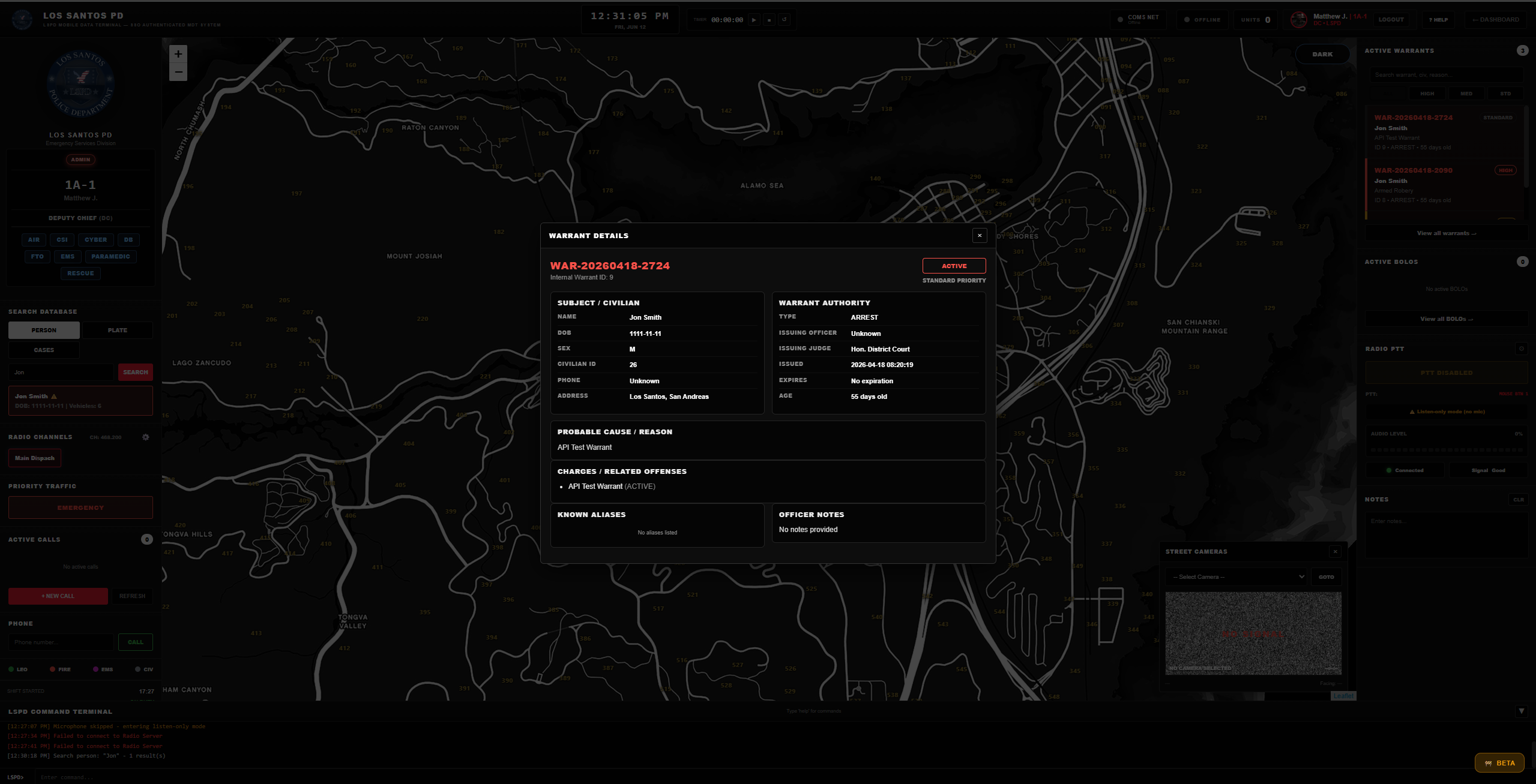 Warrant Workflow